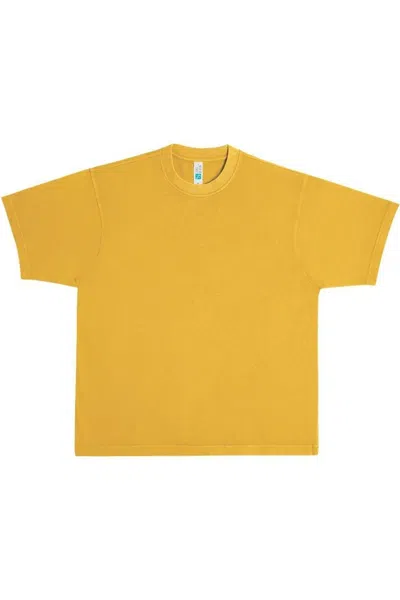 Lane Seven Urban Heavyweight T-shirt In Yellow