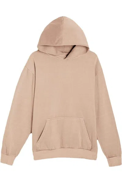 Lane Seven Urban Pullover Hooded Sweatshirt In Brown