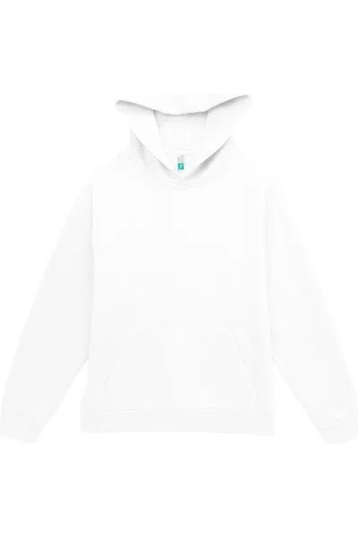 Lane Seven Urban Pullover Hooded Sweatshirt In White