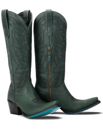 Pre-owned Lane Women's Smokeshow Western Boot - Snip Toe - Lb0526r In Green