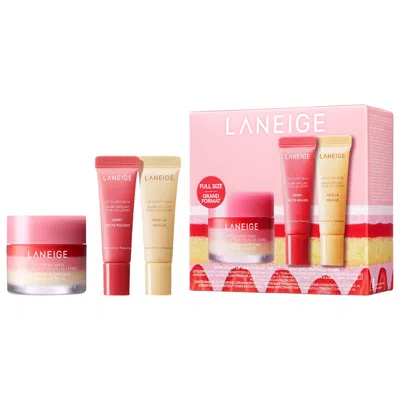 Laneige Berry Sweet Lip Treatment Trio Set In Multi