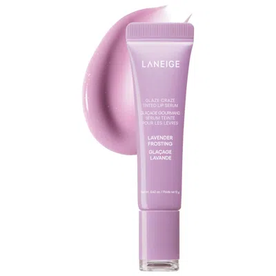 Laneige Glaze Craze Tinted Polypeptide Lip Serum Treatment Lavender Frosting 0.42 Oz./12 G