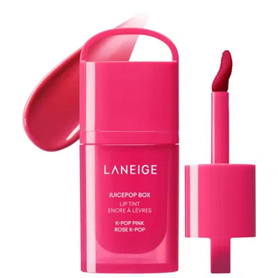 Laneige Juicepop Box Lip Oil Stain 12hr Hydrating Tint K-pop Pink 0.15 Oz/4.5 G