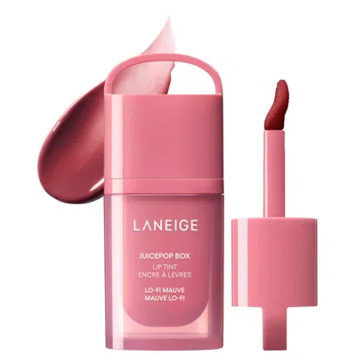 Laneige Juicepop Box Lip Oil Stain 12hr Hydrating Tint Lo-fi Mauve 0.15 Oz/4.5 G