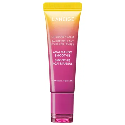 Laneige Lip Glowy Balm - Lightweight Hydration Lip Treatment With Shea Butter Acai Mango Smoothie 0.35 Oz./1