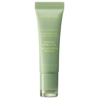 Laneige Lip Glowy Lightweight Hydration Balm With Shea Butter Matcha Bubble Tea 0.35 Oz/10 G