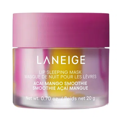 Laneige Lip Sleeping Mask - Intense Hydration Lip Treatment With Vitamin C Acai Mango Smoothie 0.70 Oz./20 G