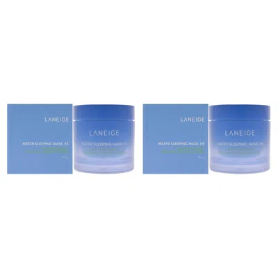 Laneige Water Sleeping Mask By  For Unisex - 2.3oz Mask - Pack Of 2 In White