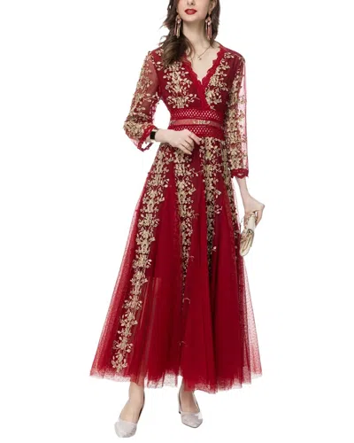 Lanelle Maxi Dress In Red