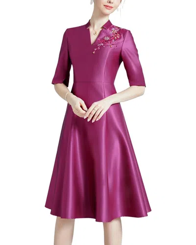 Lanelle Midi Dress In Pink