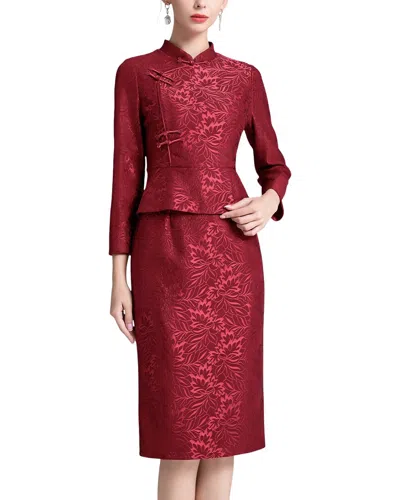 Lanelle Midi Dress In Purple