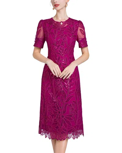 Lanelle Midi Dress In Pink