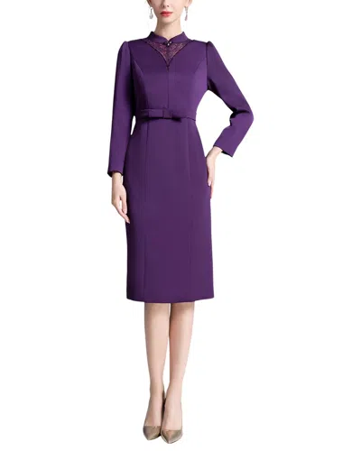 Lanelle Midi Dress In Purple