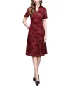 Lanelle Midi Dress In Burgundy