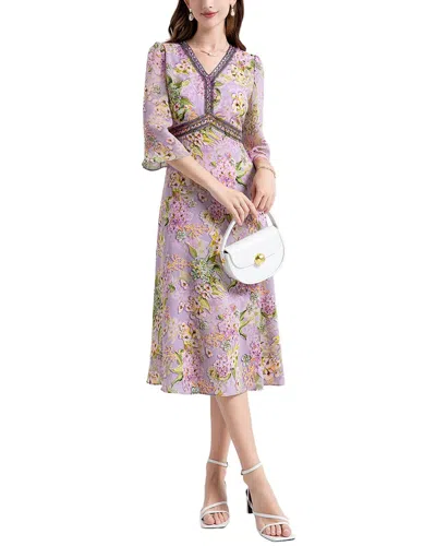 Lanelle Midi Dress In Pink