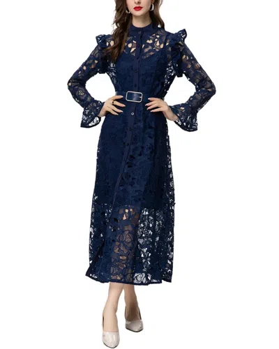 Lanelle Midi Dress In Blue