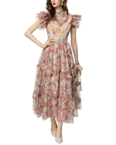 Lanelle Midi Dress In Multi