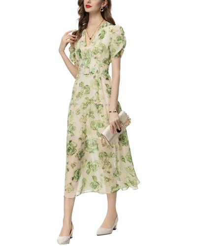 Lanelle Midi Dress In Green