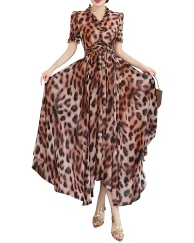 Lanelle Midi Dress In Animal Print