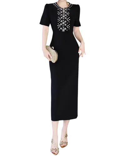 Lanelle Midi Dress In Black