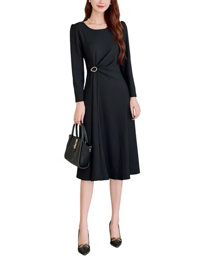 Lanelle Midi Dress In Black