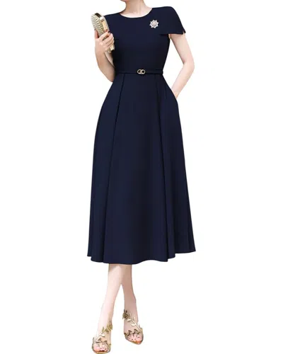 Lanelle Midi Dress In Blue