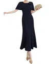 Lanelle Midi Dress In Blue
