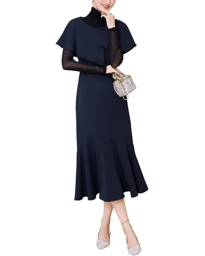 Lanelle Midi Dress In Blue