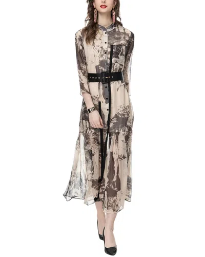 Lanelle Midi Dress In Multi