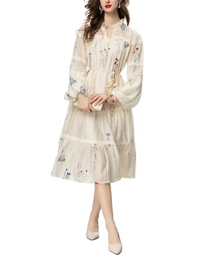Lanelle Midi Dress In Neutral