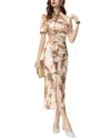 Lanelle Midi Dress In Multi