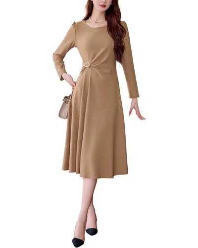 Lanelle Midi Dress In Neutral