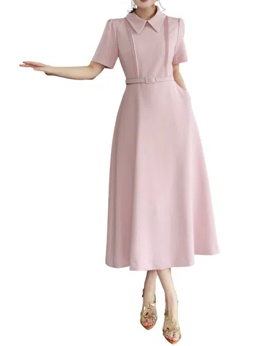 Lanelle Midi Dress In Pink