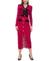 Lanelle Midi Dress In Pink