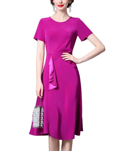 Lanelle Midi Dress In Purple