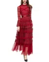 Lanelle Midi Dress In Red