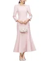 Lanelle Solid Maxi Dress In Pink