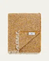 Lanerossi Bogota Wool-blend Throw, 51" X 70" In Brown Orange