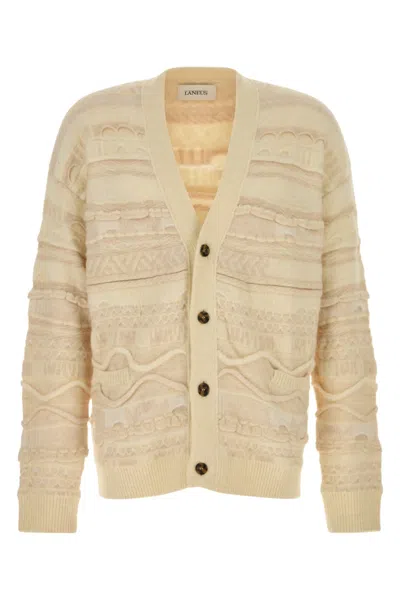 Laneus Beige V Neck Cardigans