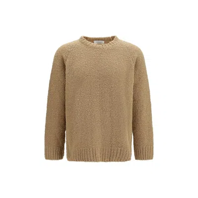 Laneus Beige Wool Oves Aries Sweatshirt