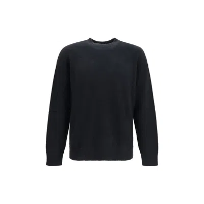 Laneus Black Cashmere Sweatshirt