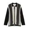 Laneus Viscose Blend Sweater Striped Pattern