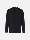 Laneus Black Silk Shirt