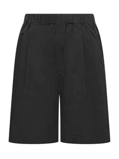 Laneus Black Solid Shorts