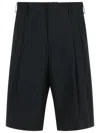 Laneus Light Wool Pants In Black