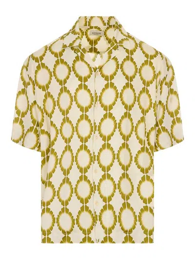 Laneus Bowling Boxy Fit Shirt Man In Multi