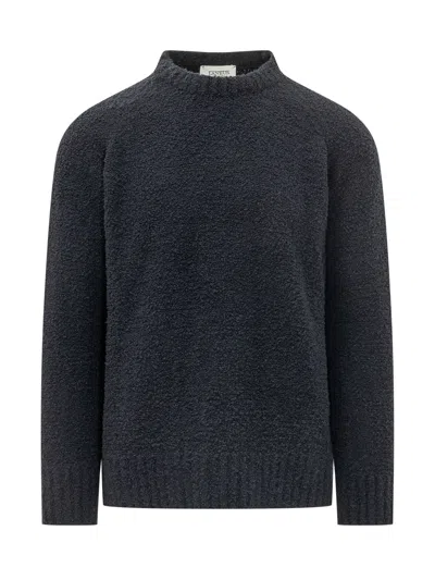 Laneus Sweatshirt Men Color Black In Blue