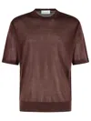 Laneus T-shirt In Brown