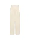 Laneus Button Trousers In Neutral