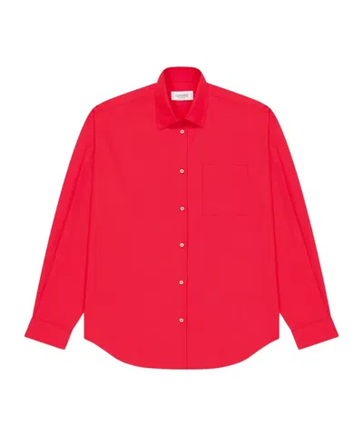 Laneus Button-up Shirt In 红色
